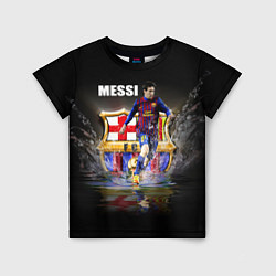 Футболка детская Messi FCB, цвет: 3D-принт