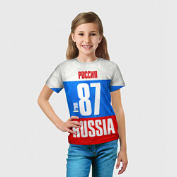 Футболка детская Russia: from 87, цвет: 3D-принт — фото 2