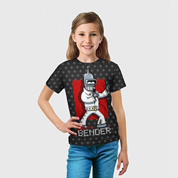Футболка детская Bender Presley, цвет: 3D-принт — фото 2