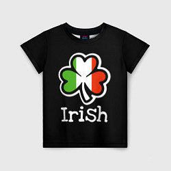 Футболка детская Irish - tricolor clover, цвет: 3D-принт