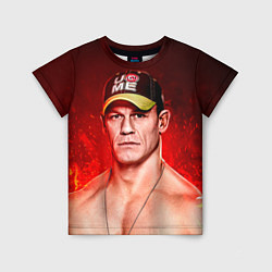 Футболка детская John Cena: Flame, цвет: 3D-принт