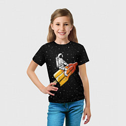 Футболка детская Сладкая ракета, цвет: 3D-принт — фото 2