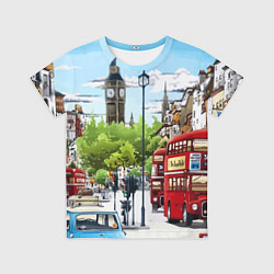 Детская футболка Улицы Лондона -Big Ben