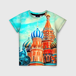 Футболка детская Blue Kremlin, цвет: 3D-принт