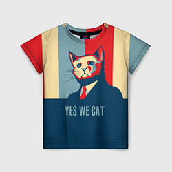 Детская футболка Yes we CAT