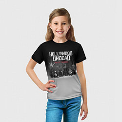 Футболка детская Hollywood Undead: Day of the dead, цвет: 3D-принт — фото 2