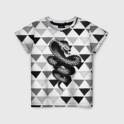 Детская футболка Snake Geometric