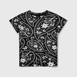 Футболка детская Black cucumber pattern, цвет: 3D-принт