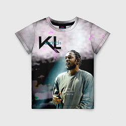 Футболка детская KL: Kendrick Lamar, цвет: 3D-принт