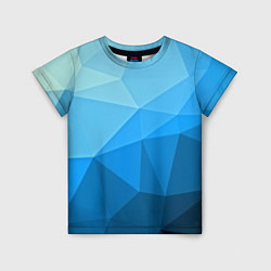 Футболка детская Geometric blue, цвет: 3D-принт