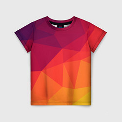 Детская футболка Background geometric
