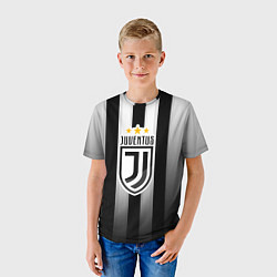 Футболка детская Juventus FC: New logo, цвет: 3D-принт — фото 2