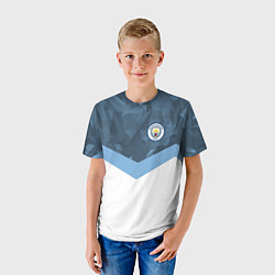 Футболка детская Manchester City FC: Sport, цвет: 3D-принт — фото 2
