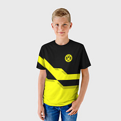 Футболка детская BVB FC: Yellow style, цвет: 3D-принт — фото 2