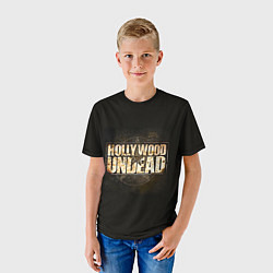 Футболка детская Hollywood Undead: Pentagram, цвет: 3D-принт — фото 2