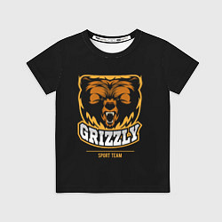 Футболка детская GTIZZLY(sport team), цвет: 3D-принт