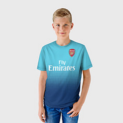 Футболка детская Arsenal FC: Blue Away 17/18, цвет: 3D-принт — фото 2