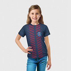 Футболка детская FC PSG: Creative, цвет: 3D-принт — фото 2