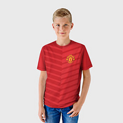 Футболка детская FC Manchester United: Reverse, цвет: 3D-принт — фото 2