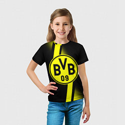 Футболка детская FC Borussia Dortmund: Storm, цвет: 3D-принт — фото 2