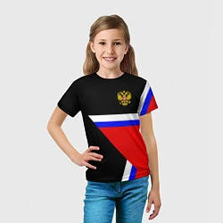 Футболка детская Russia Star, цвет: 3D-принт — фото 2
