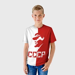 Футболка детская Ленин СССР, цвет: 3D-принт — фото 2
