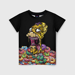 Детская футболка Zombie Homer