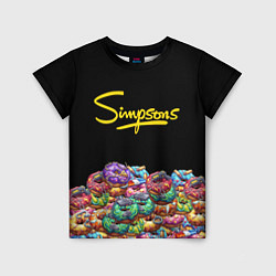 Футболка детская Simpsons Donuts, цвет: 3D-принт