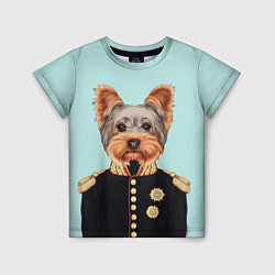 Детская футболка Йоркширский терьер адмирал