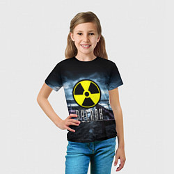 Футболка детская S T A L K E R - Р У С Л А Н, цвет: 3D-принт — фото 2