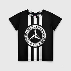 Футболка детская Mercedes-Benz Black, цвет: 3D-принт