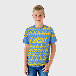 Футболка детская Fallout: Danger Radiation, цвет: 3D-принт — фото 2