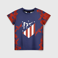 Футболка детская FC Atletico Madrid: Blue & Red, цвет: 3D-принт