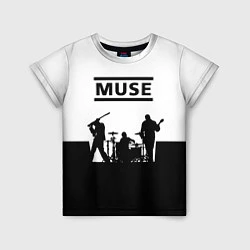 Футболка детская Muse B&W, цвет: 3D-принт