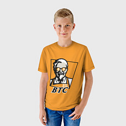 Футболка детская BTC vs KFC, цвет: 3D-принт — фото 2