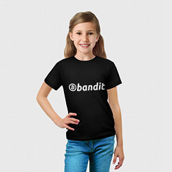 Футболка детская Bitcoin Bandit, цвет: 3D-принт — фото 2