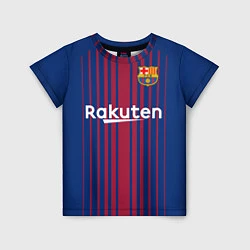 Футболка детская FC Barcelona: Iniesta 17/18, цвет: 3D-принт