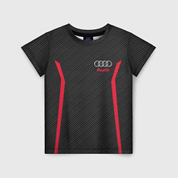 Футболка детская Audi: Black Carbon, цвет: 3D-принт