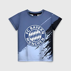 Футболка детская FC Bayern Munchen: Abstract style, цвет: 3D-принт