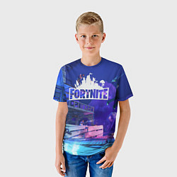 Футболка детская Fortnite Studio, цвет: 3D-принт — фото 2