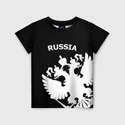 Детская футболка Russia: Black Edition