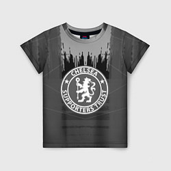 Детская футболка FC Chelsea: Grey Abstract