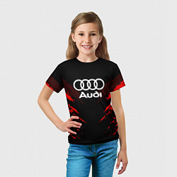 Футболка детская Audi: Red Anger, цвет: 3D-принт — фото 2