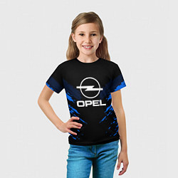 Футболка детская Opel: Blue Anger, цвет: 3D-принт — фото 2