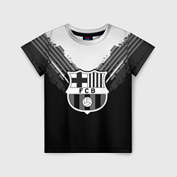 Детская футболка FC Barcelona: Black Style