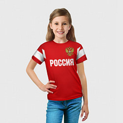 Футболка детская Сборная России, цвет: 3D-принт — фото 2