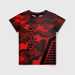 Детская футболка CS:GO Red Camo