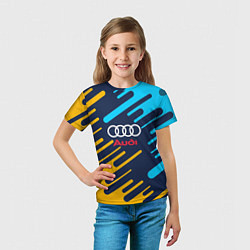Футболка детская Audi: Colour Sport, цвет: 3D-принт — фото 2