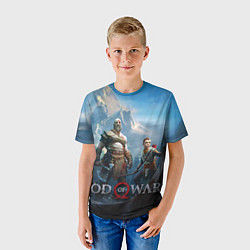 Футболка детская God of War, цвет: 3D-принт — фото 2