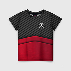 Детская футболка Mercedes Benz: Red Carbon